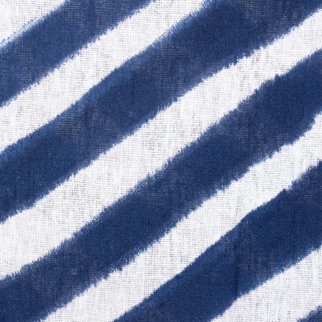 Throw Tara Shibori Blue Navy